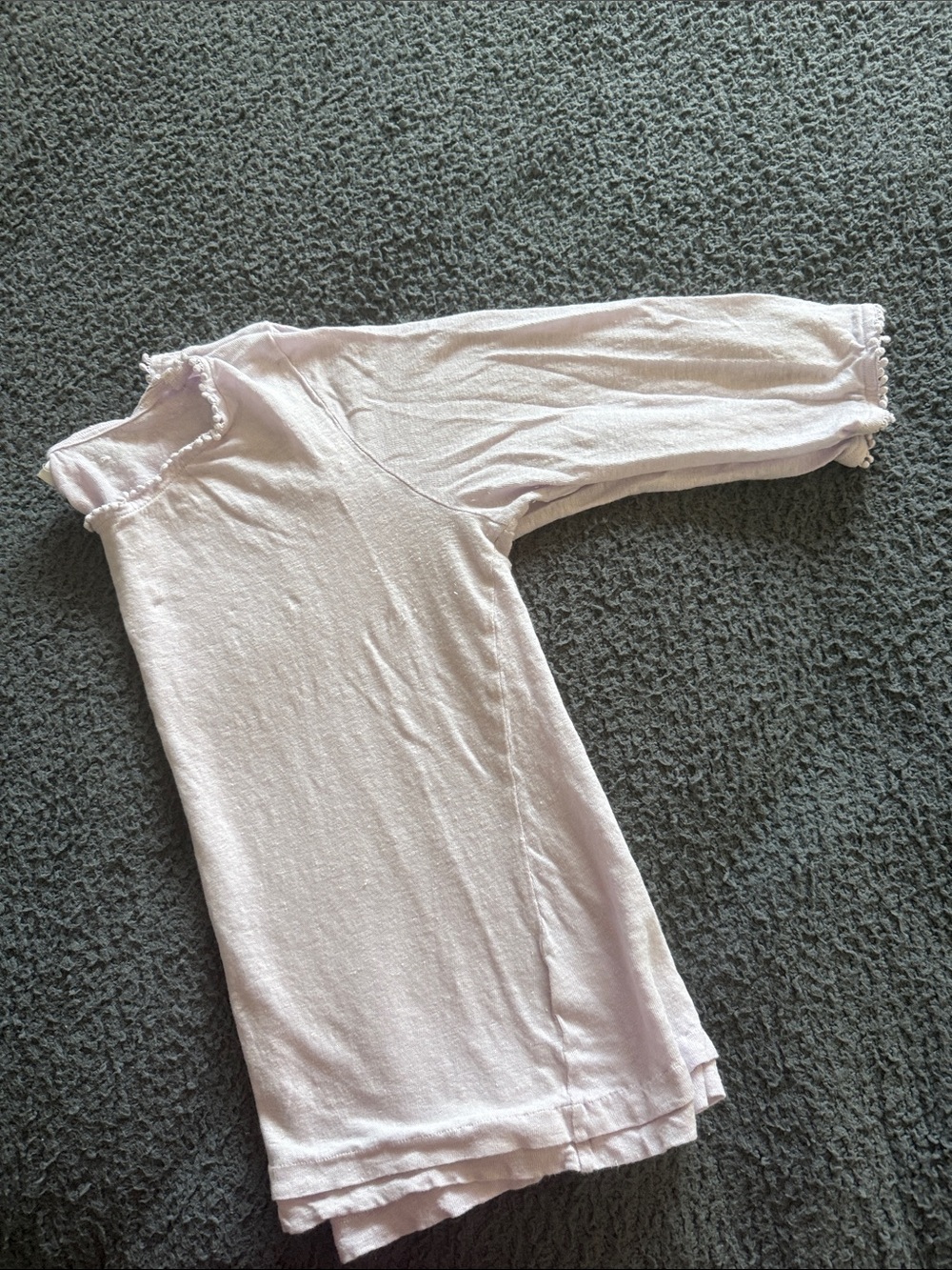 J. Jill Light Lavender Long Sleeve Jersey Top